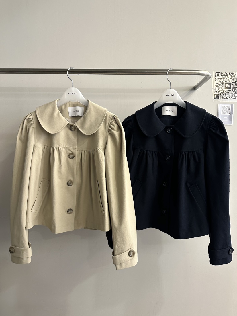 ARCHIVE-P韓國代購女裝新品26春夏時尚推薦職業夾克褶皺ARCHIVE-P夾克