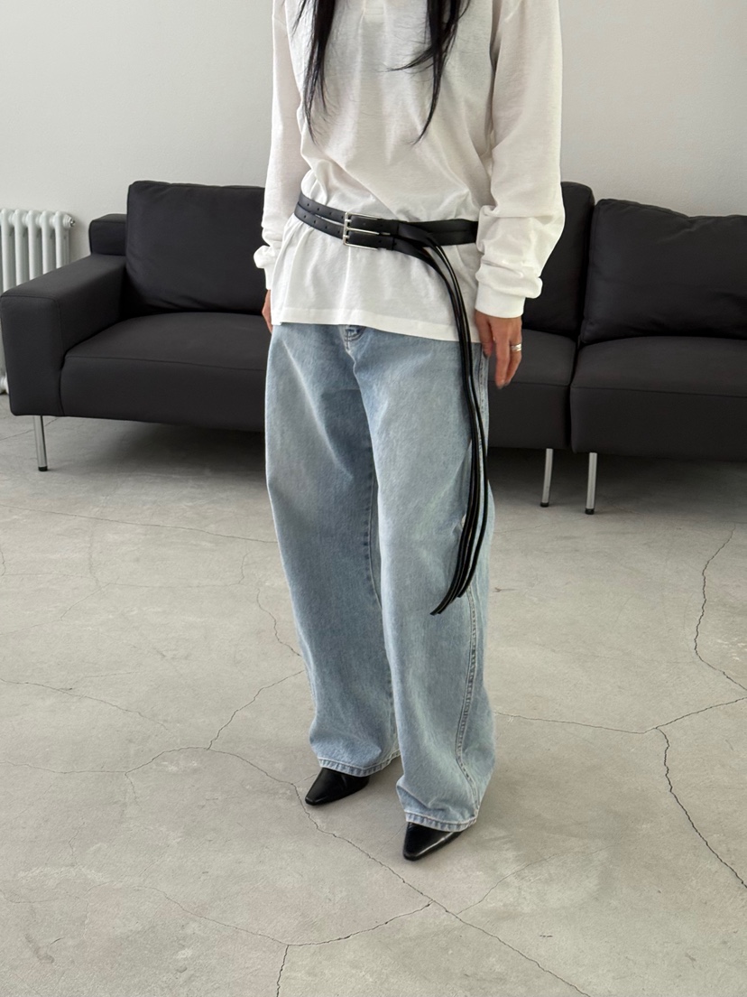 TAUPE韓國直郵實拍女士新款職業時尚人氣26春夏休閑牛仔褲TAUPE牛仔褲