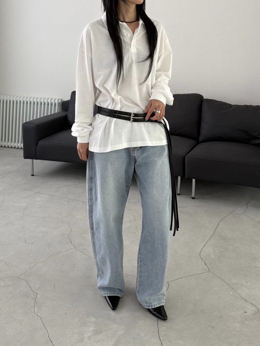 TAUPE韓國直郵實拍女士新款職業時尚人氣26春夏休閑牛仔褲TAUPE牛仔褲