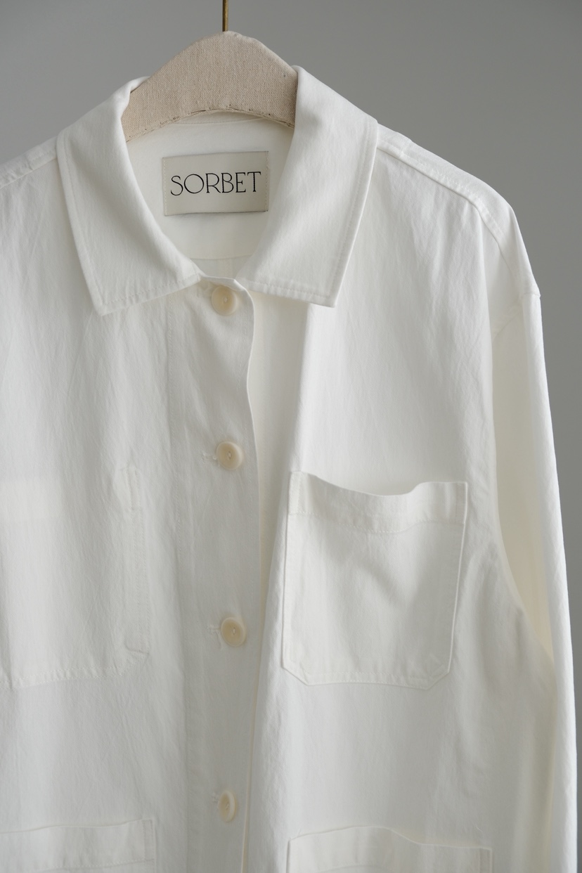 SORBET/FLAT WHITE韓國直郵實拍女士新品人氣休閑推薦夾克SORBET/FLAT WHITE夾克