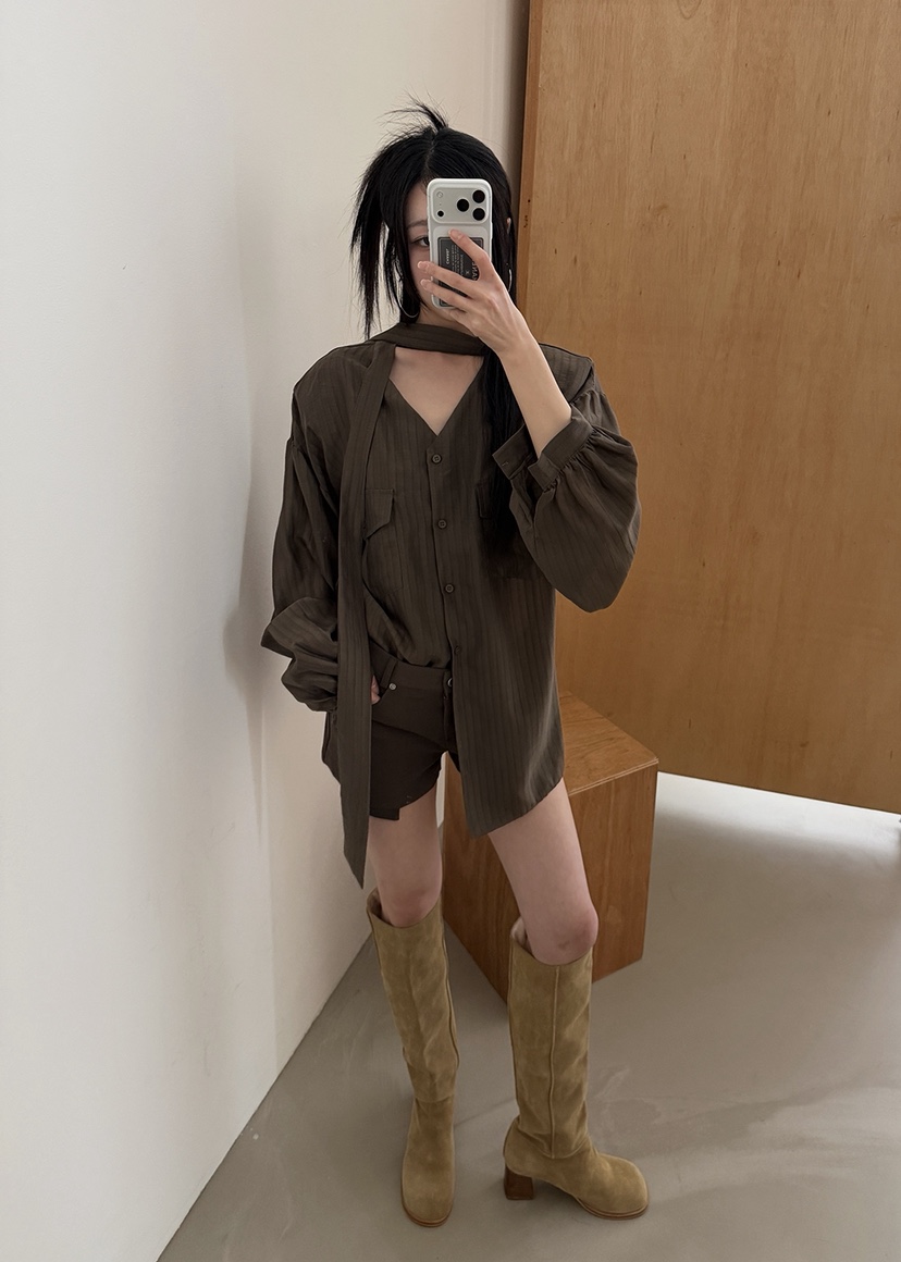 AMOOD韓國東大門代購女士新款熱賣推薦時尚職業襯衫蕾絲衫AMOOD襯衫/蕾絲衫