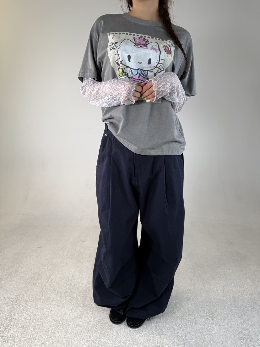 SHIRRING韓國代購女士新款熱賣休閑推薦人氣長袖T恤假兩件SHIRRING長袖T恤