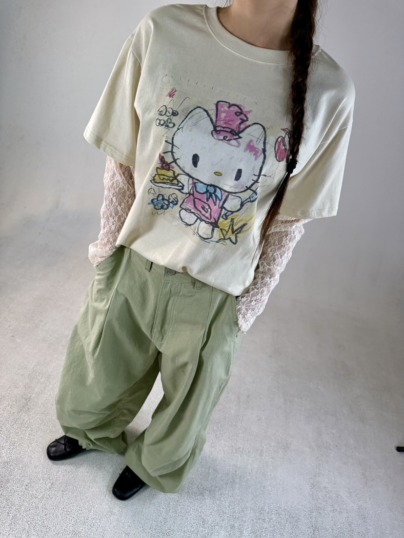 SHIRRING韓國代購女士新款熱賣休閑推薦人氣長袖T恤假兩件SHIRRING長袖T恤