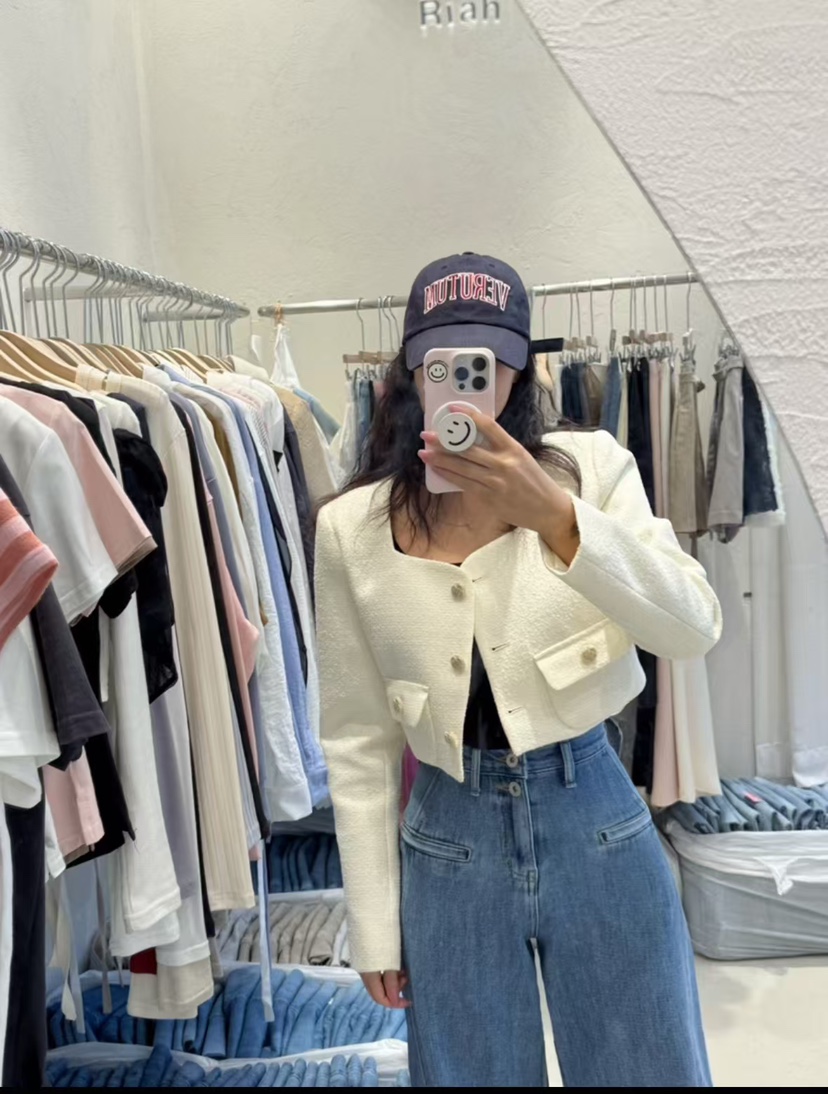 RIAH韓國東大門代購女裝新款人氣職業26春夏休閑夾克SaleRIAH夾克