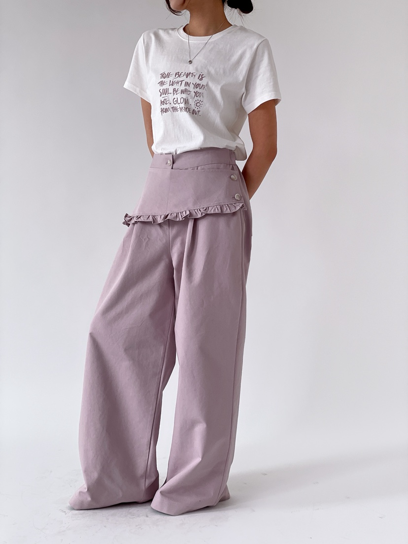 BOUND.A韓國東大門代購女士新款推薦休閑26春夏職業休閑褲BOUND.A休閑褲