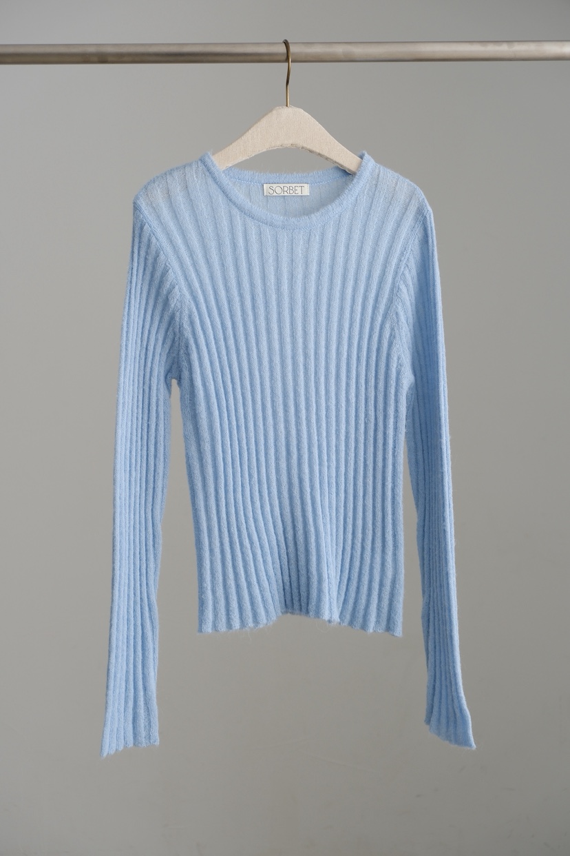 SORBET/FLAT WHITE韓國直郵實拍女裝新款時尚熱賣針織衫SORBET/FLAT WHITE針織衫圖色1