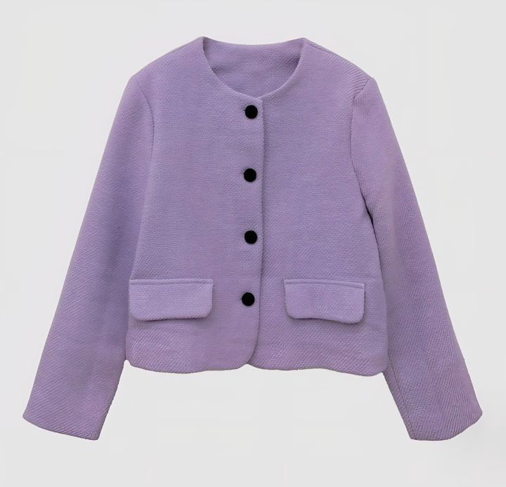 FEMME韓國東大門代購女裝新品熱賣時尚人氣休閑26春夏夾克FEMME夾克