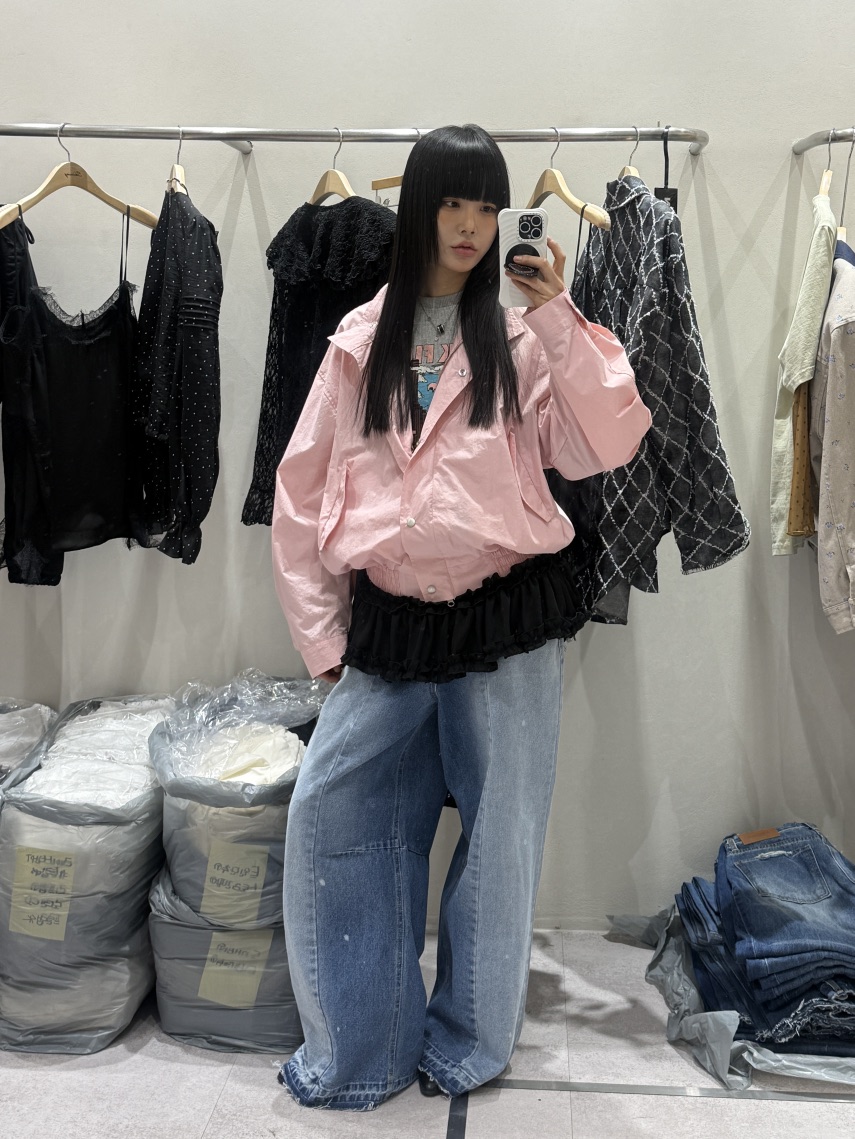 SHIRRING韓國東大門直郵女士新品休閑推薦26春夏職業夾克SHIRRING夾克