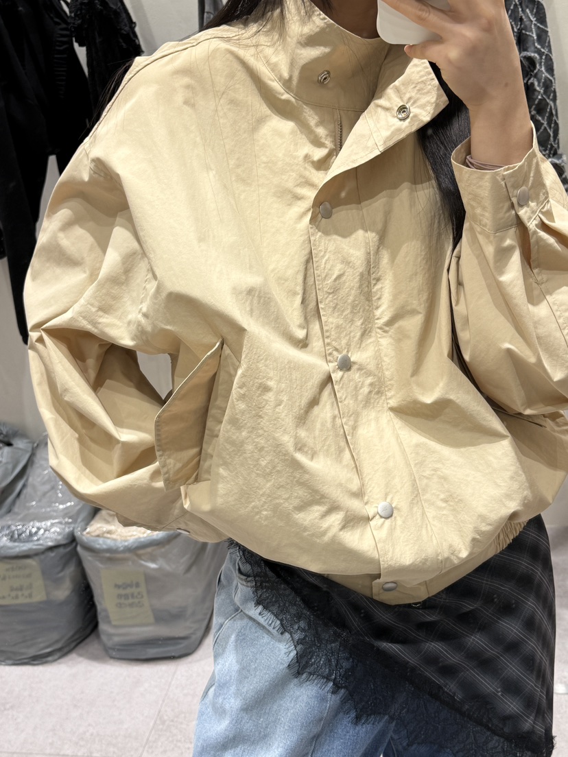 SHIRRING韓國東大門直郵女士新品休閑推薦26春夏職業夾克SHIRRING夾克