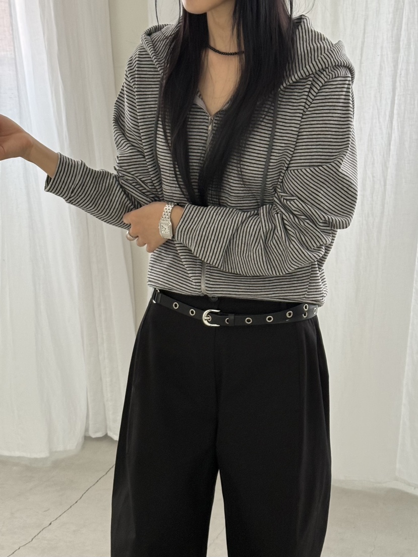 TAUPE韓國直郵實拍女裝新款休閑熱賣26春夏夾克連帽拉鏈衫TAUPE夾克