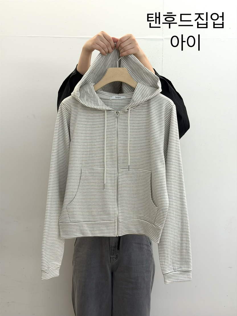 TAUPE韓國直郵實拍女裝新款休閑熱賣26春夏夾克連帽拉鏈衫TAUPE夾克圖色2