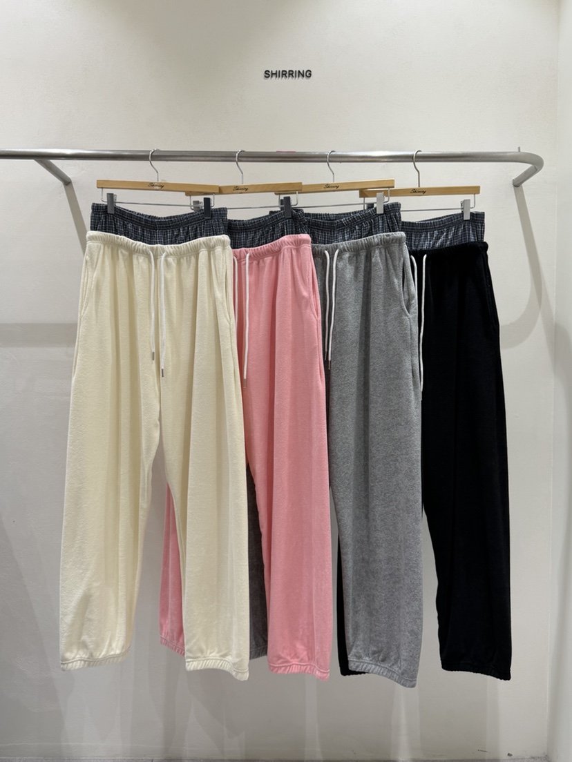SHIRRING韓國直郵實拍女裝新款人氣職業休閑推薦時尚休閑褲SHIRRING休閑褲