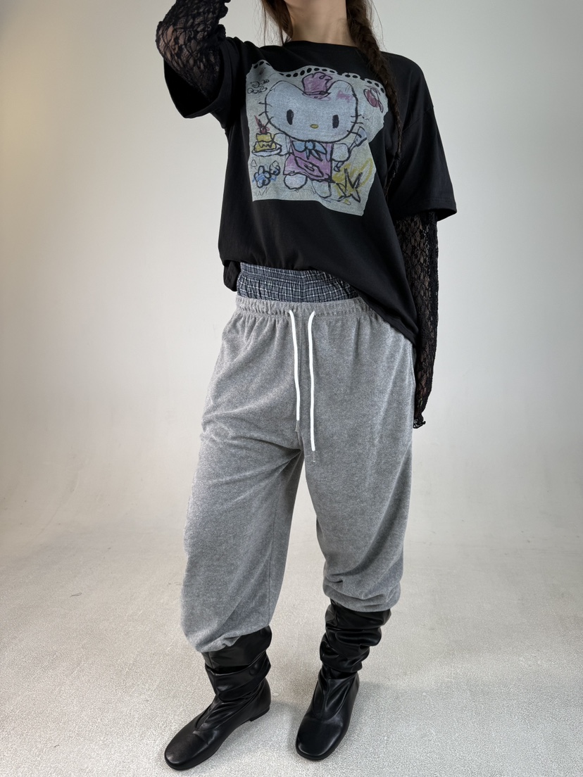 SHIRRING韓國直郵實拍女裝新款人氣職業休閑推薦時尚休閑褲SHIRRING休閑褲