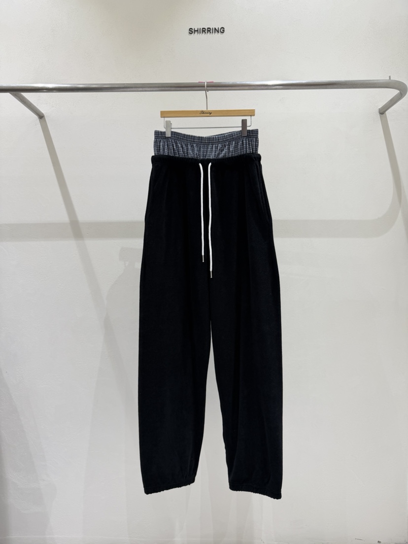 SHIRRING韓國直郵實拍女裝新款人氣職業休閑推薦時尚休閑褲SHIRRING休閑褲圖色4