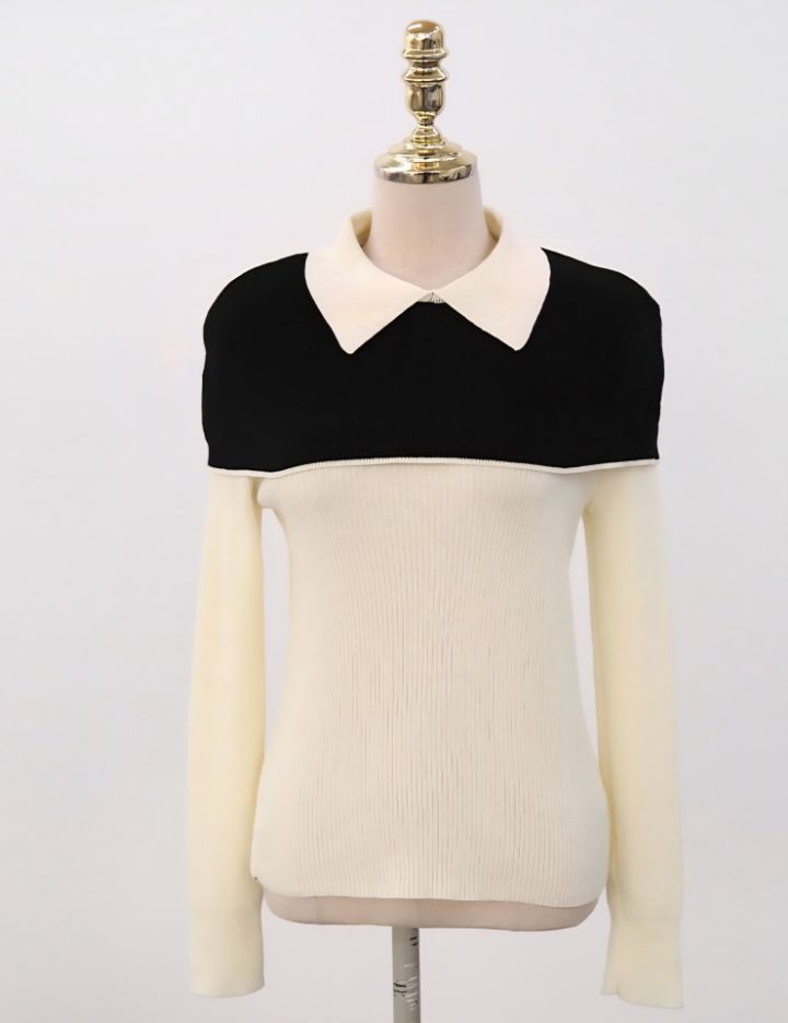 FEMME韓國代購女士新款熱賣職業休閑人氣推薦26春夏針織衫斗篷FEMME針織衫圖色1