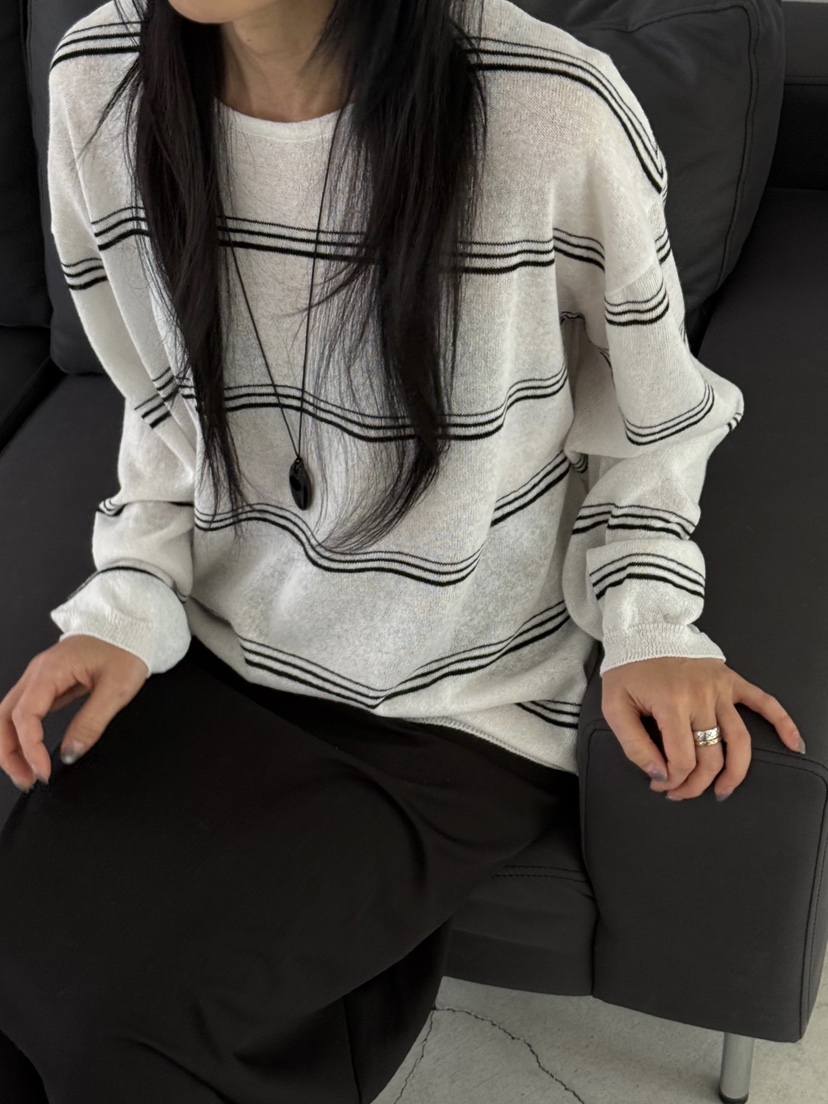 TAUPE韓國代購女士新款推薦26春夏熱賣職業人氣針織衫亞麻TAUPE針織衫