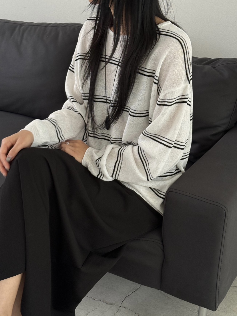 TAUPE韓國代購女士新款推薦26春夏熱賣職業人氣針織衫亞麻TAUPE針織衫