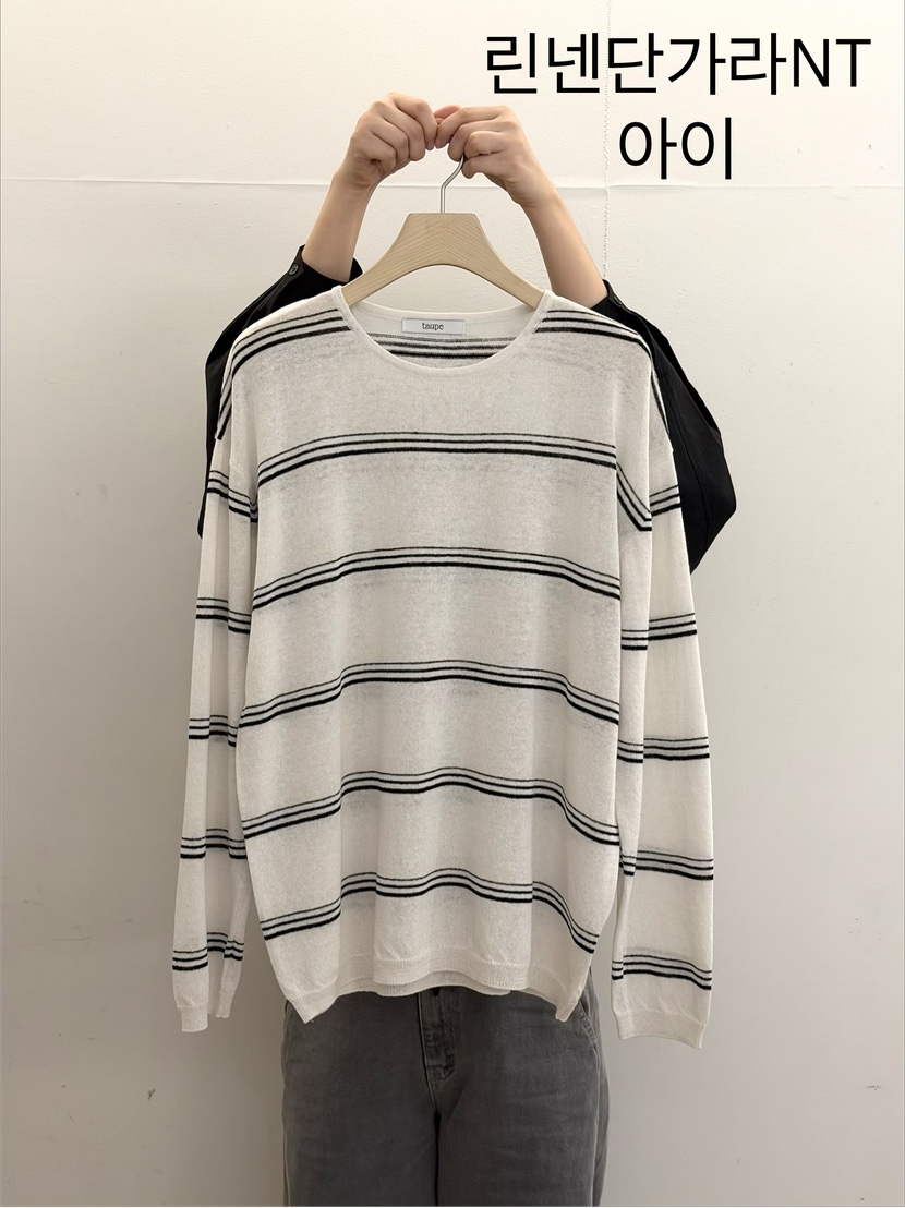 TAUPE韓國代購女士新款推薦26春夏熱賣職業人氣針織衫亞麻TAUPE針織衫圖色2