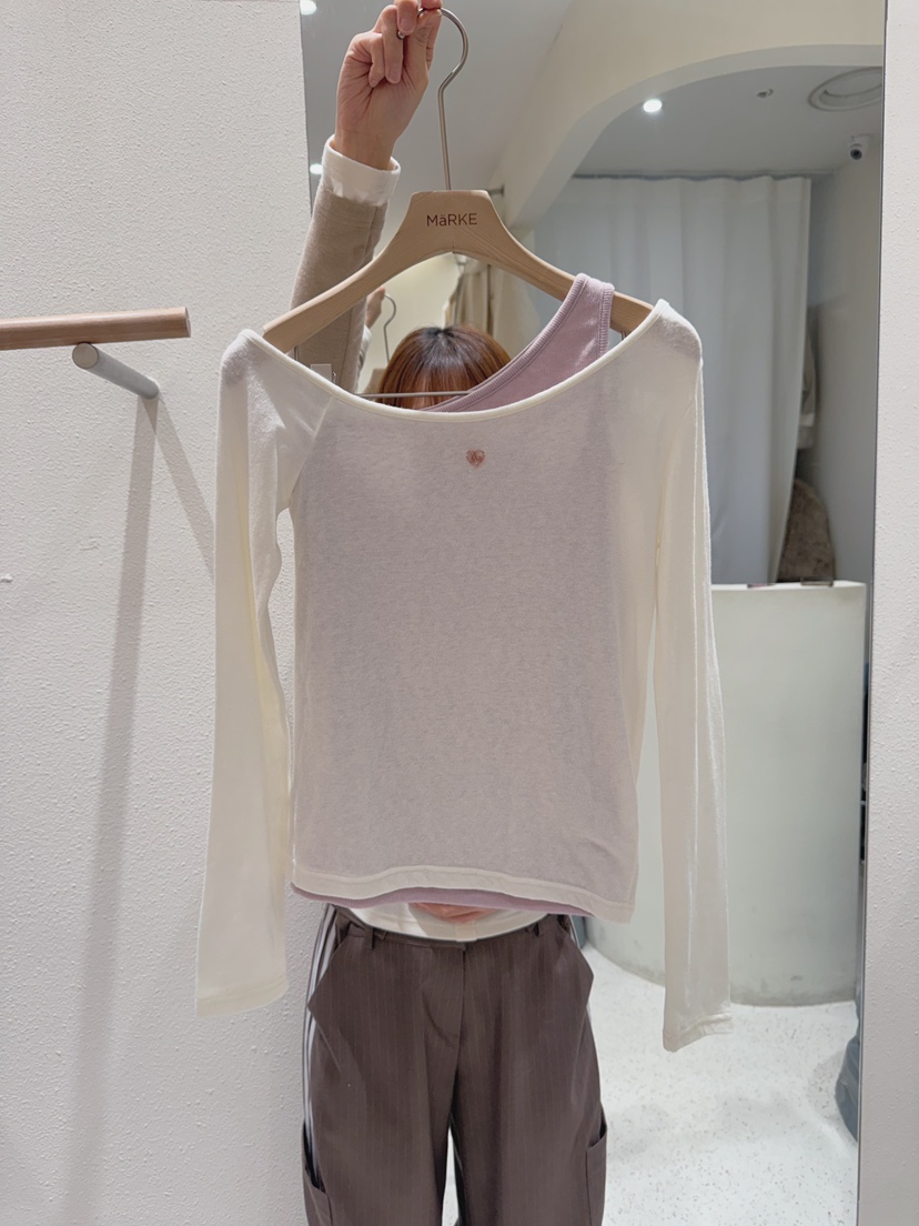 MARKE-P韓國直郵實拍女士新品26春夏人氣職業推薦套裝雙層MARKE-P套裝圖色2