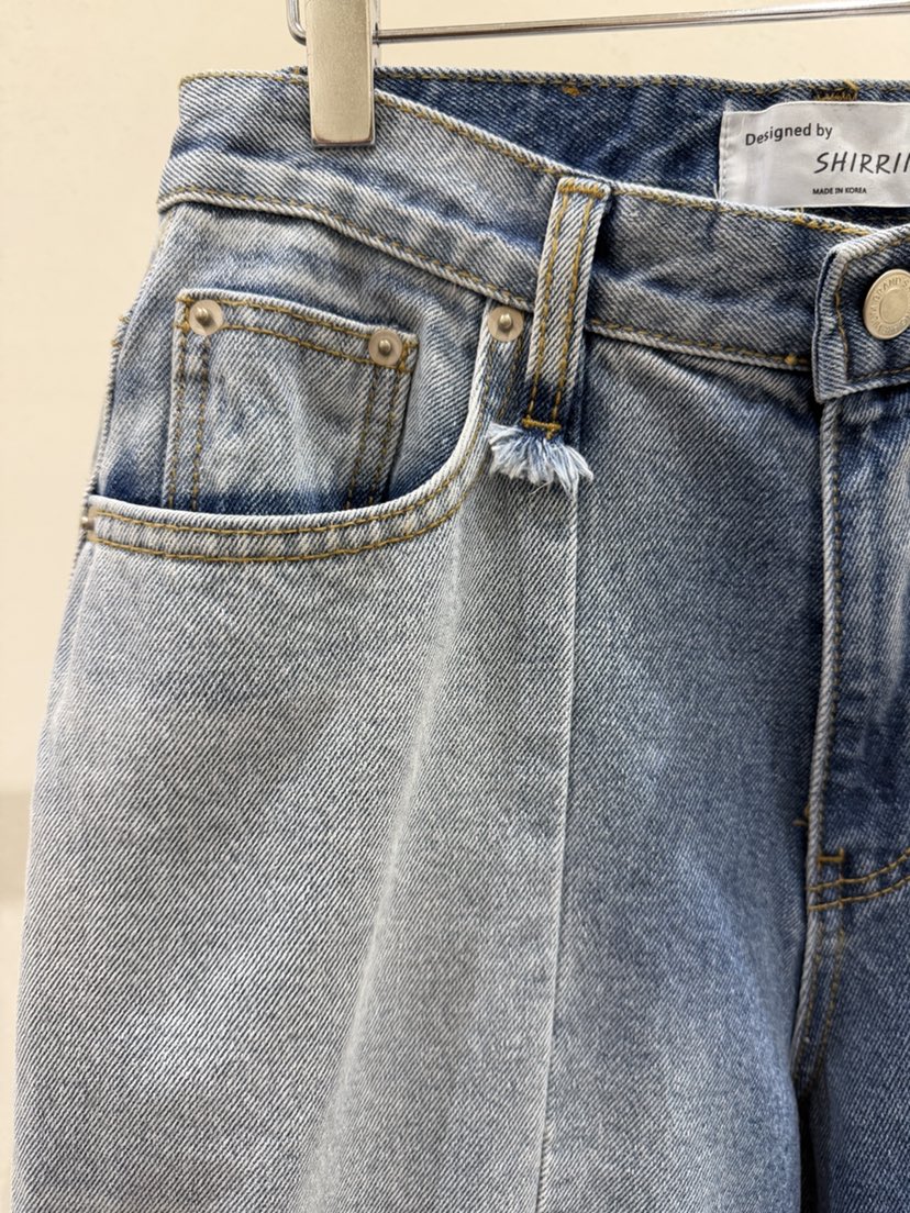 SHIRRING韓國東大門直郵女士新品休閑時尚熱賣推薦牛仔褲SHIRRING牛仔褲