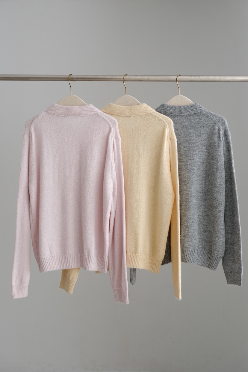 SORBET/FLAT WHITE韓國代購女裝新款人氣推薦針織衫開衫SORBET/FLAT WHITE針織衫