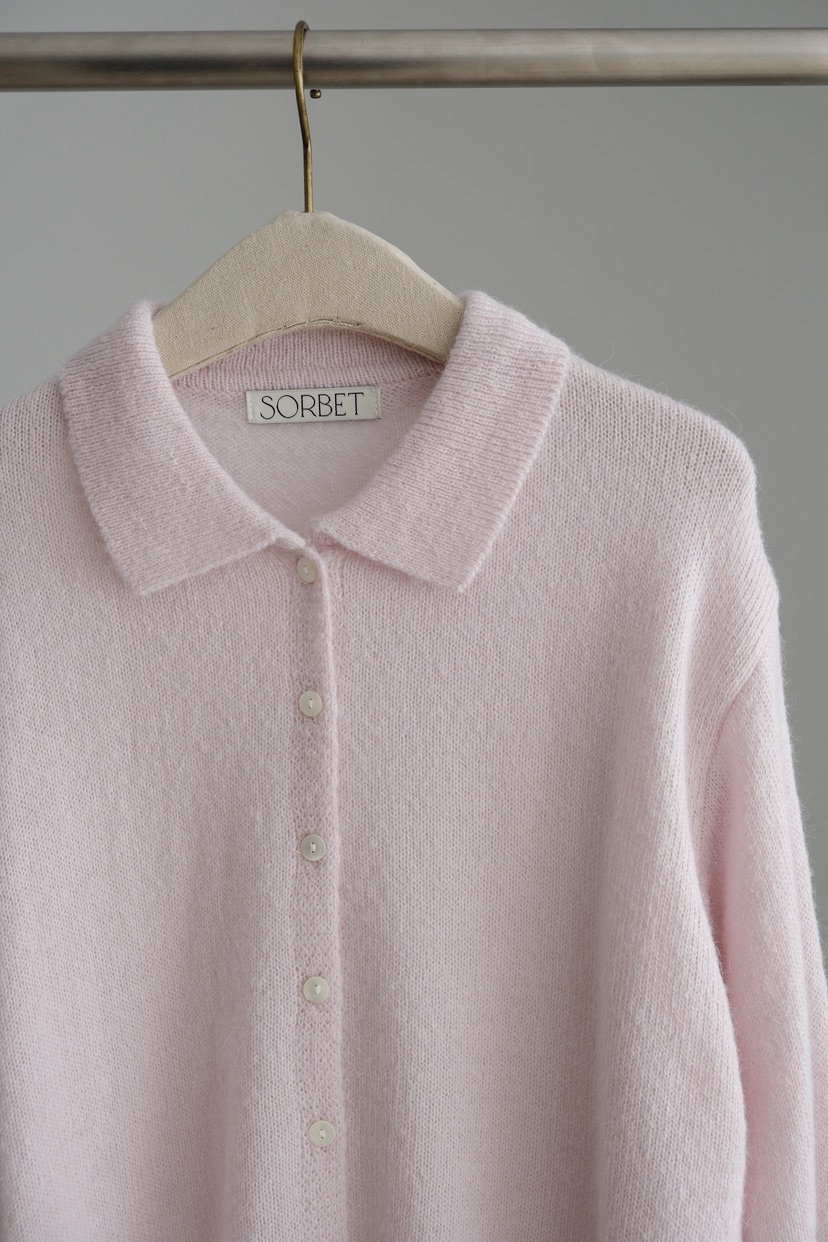 SORBET/FLAT WHITE韓國代購女裝新款人氣推薦針織衫開衫SORBET/FLAT WHITE針織衫