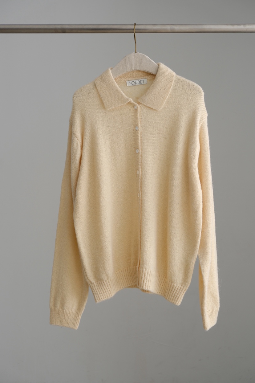 SORBET/FLAT WHITE韓國代購女裝新款人氣推薦針織衫開衫SORBET/FLAT WHITE針織衫圖色2