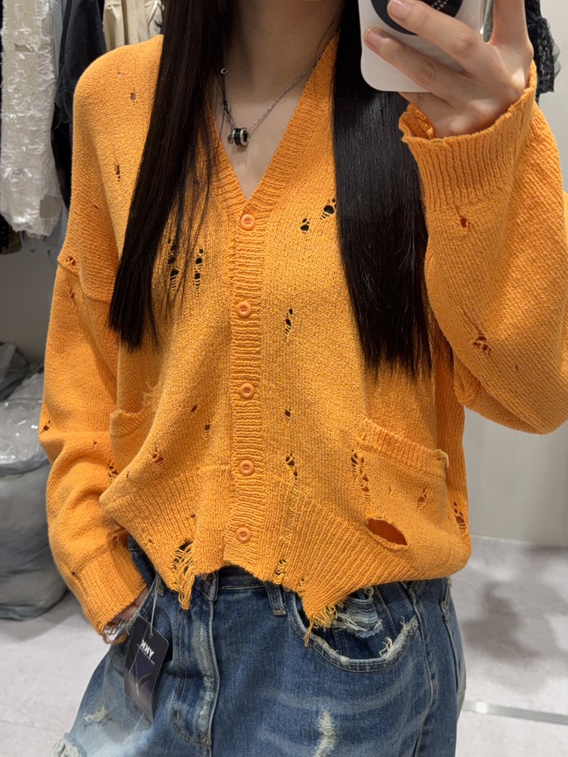 SHIRRING韓國直郵女士新品職業推薦人氣熱賣休閑26春夏針織衫SHIRRING針織衫