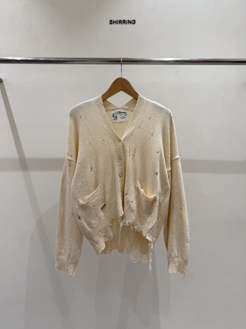 SHIRRING韓國直郵女士新品職業推薦人氣熱賣休閑26春夏針織衫SHIRRING針織衫圖色2