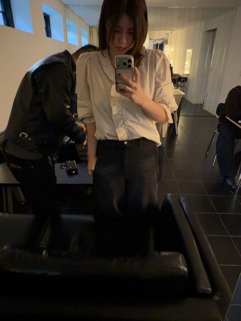 DE VENTI韓國東大門直郵女裝新品職業推薦休閑襯衫蕾絲衫DE VENTI襯衫/蕾絲衫