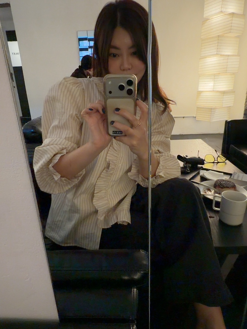 DE VENTI韓國東大門直郵女裝新品職業推薦休閑襯衫蕾絲衫DE VENTI襯衫/蕾絲衫