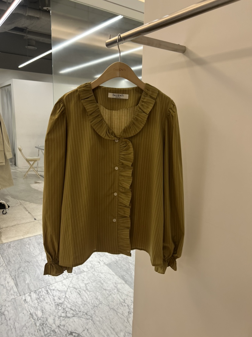 DE VENTI韓國東大門直郵女裝新品職業推薦休閑襯衫蕾絲衫DE VENTI襯衫/蕾絲衫圖色2