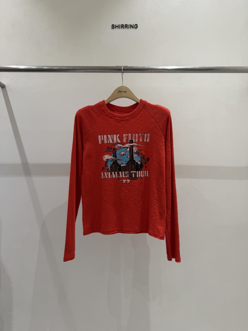 SHIRRING韓國直郵實拍女士新品推薦人氣休閑職業時尚長袖T恤SHIRRING長袖T恤圖色1