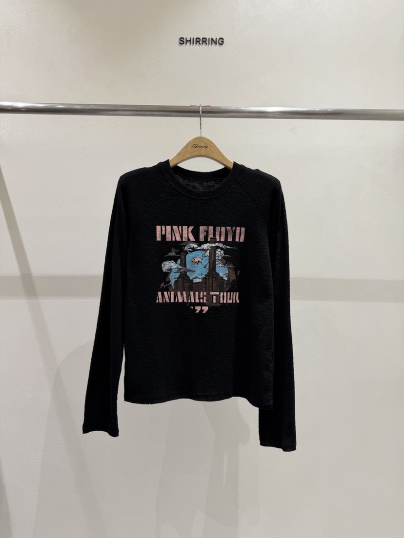 SHIRRING韓國直郵實拍女士新品推薦人氣休閑職業時尚長袖T恤SHIRRING長袖T恤圖色3