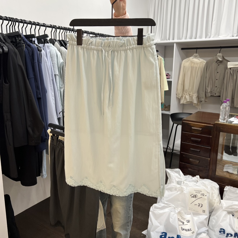 UNANSWERED-MYSTERY/FIFO韓國直郵實拍女士新款休閑半身裙中短裙UNANSWERED-MYSTERY/FIFO半身裙/中短裙圖色1