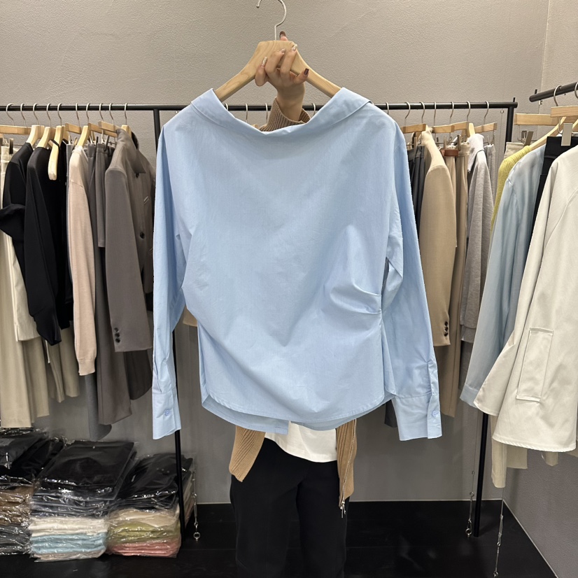 FLAMME TOIT/LUNAMDE韓國代購女士新款休閑人氣襯衫蕾絲衫FLAMME TOIT/LUNAMDE襯衫/蕾絲衫