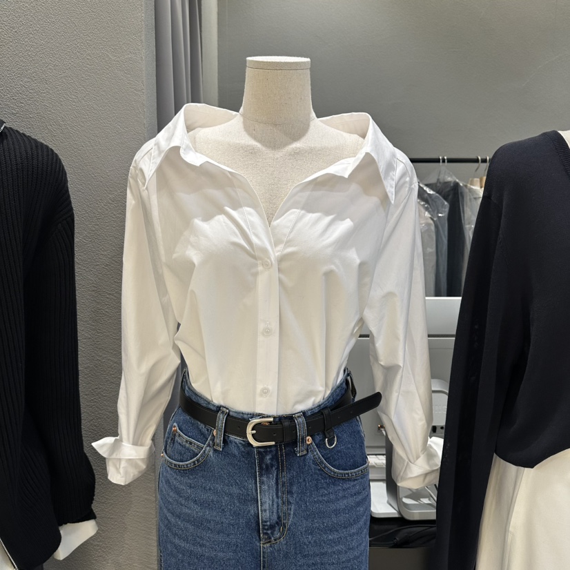 FLAMME TOIT/LUNAMDE韓國代購女士新款休閑人氣襯衫蕾絲衫FLAMME TOIT/LUNAMDE襯衫/蕾絲衫圖色1