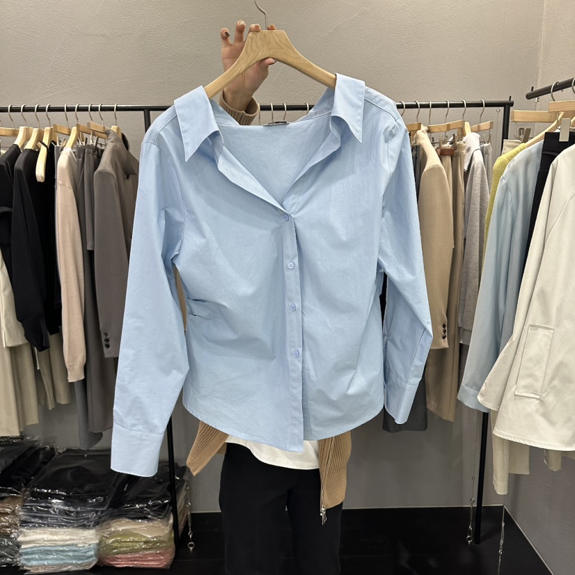 FLAMME TOIT/LUNAMDE韓國代購女士新款休閑人氣襯衫蕾絲衫FLAMME TOIT/LUNAMDE襯衫/蕾絲衫圖色2