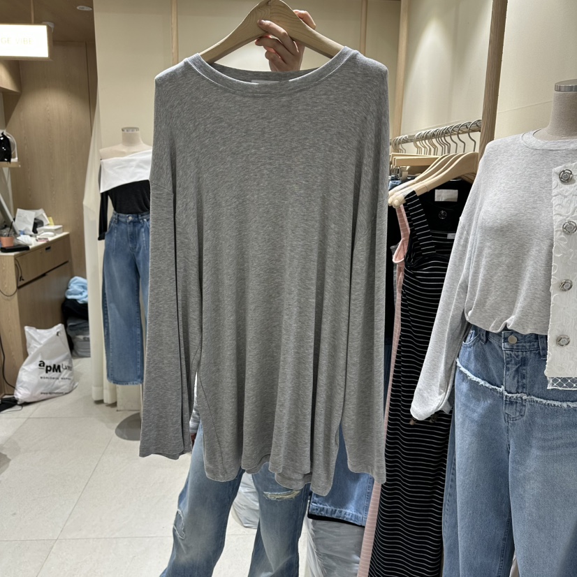 VINTAGE VIBE韓國直郵女士新品熱賣推薦人氣26春夏長袖T恤VINTAGE VIBE長袖T恤圖色3