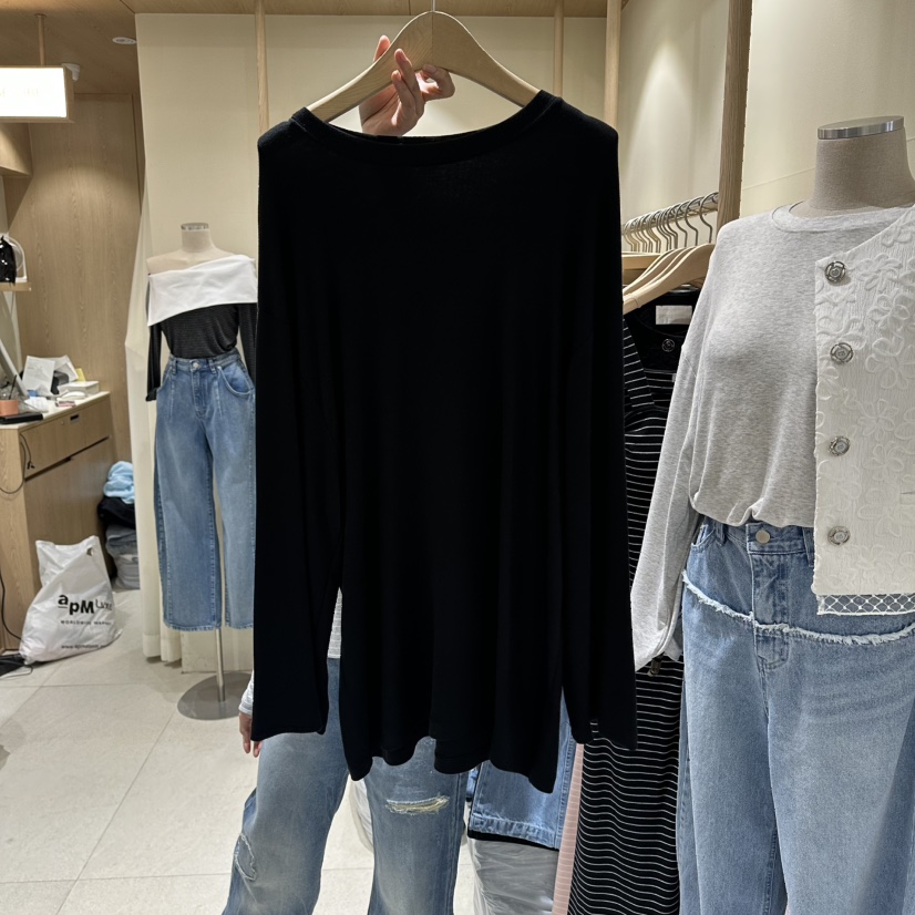 VINTAGE VIBE韓國直郵女士新品熱賣推薦人氣26春夏長袖T恤VINTAGE VIBE長袖T恤圖色5