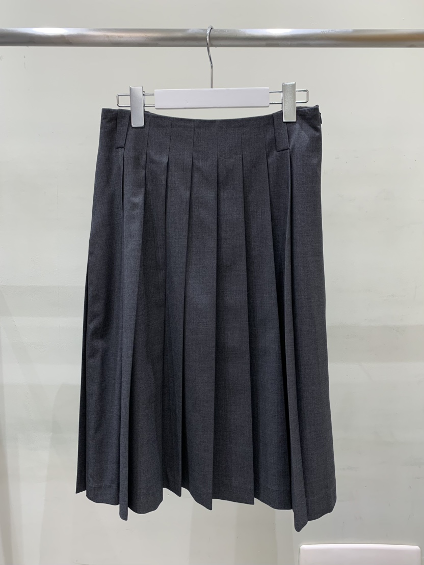 THE SIGNATURE韓國直郵女士新品時尚半身裙中短裙百褶褶裙THE SIGNATURE半身裙/中短裙圖色1墨色