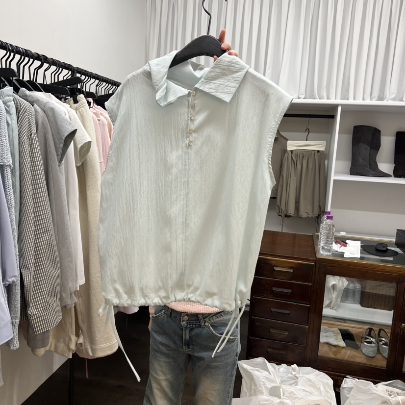 UNANSWERED-MYSTERY/FIFO韓國直郵實拍女裝新款26春夏吊帶背心UNANSWERED-MYSTERY/FIFO吊帶/背心