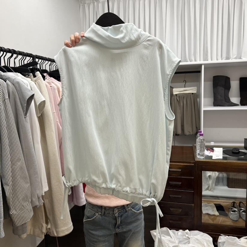 UNANSWERED-MYSTERY/FIFO韓國直郵實拍女裝新款26春夏吊帶背心UNANSWERED-MYSTERY/FIFO吊帶/背心圖色1