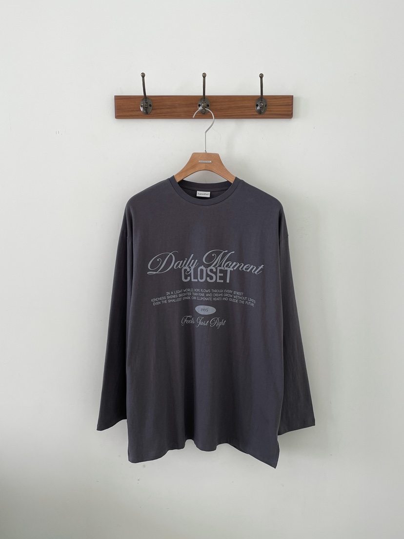 3 ANOTHER韓國東大門直郵女裝新款休閑推薦人氣26春夏長袖T恤3 ANOTHER長袖T恤圖色3