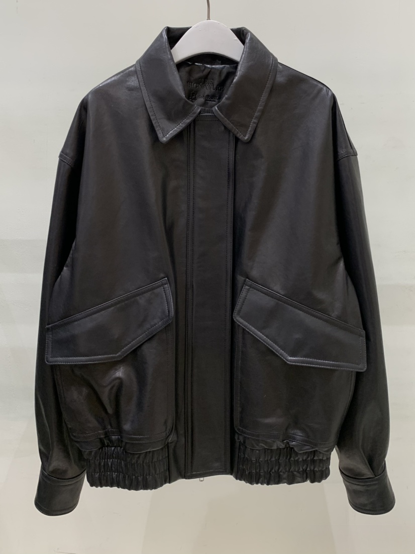 THE SIGNATURE韓國直郵女裝新款人氣26春夏休閑夾克皮革THE SIGNATURE夾克圖色1