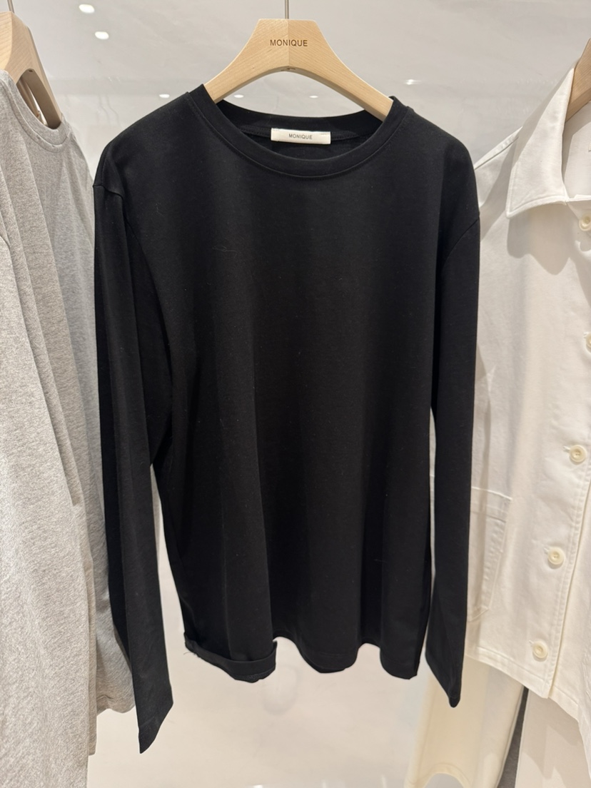 MONIQUE韓國東大門直郵女士新款休閑推薦26春夏長袖T恤棉MONIQUE長袖T恤圖色4
