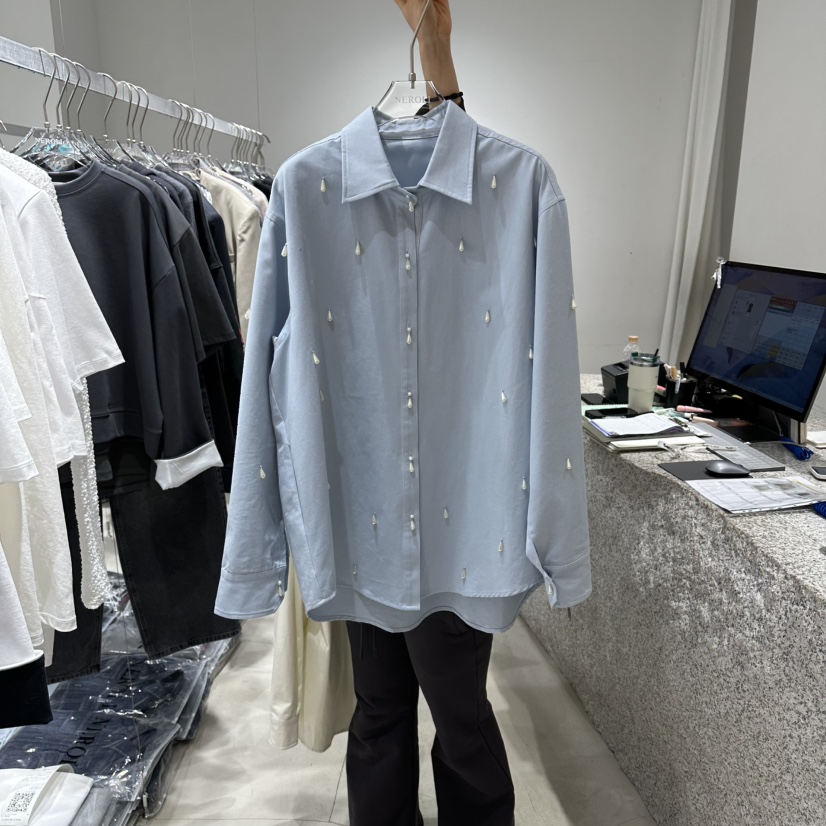 NEROLI 36韓國東大門代購女裝新款熱賣職業推薦襯衫蕾絲衫NEROLI 36襯衫/蕾絲衫圖色1