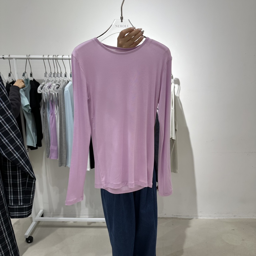 NEROLI 36韓國東大門代購女士新款26春夏職業時尚長袖T恤NEROLI 36長袖T恤圖色2