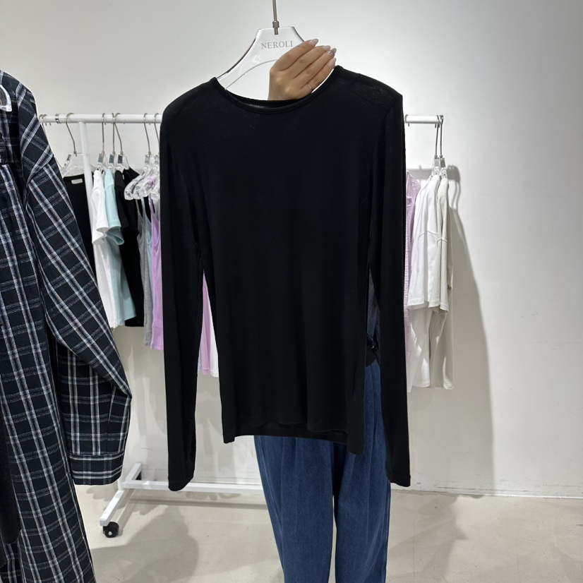 NEROLI 36韓國東大門代購女士新款26春夏職業時尚長袖T恤NEROLI 36長袖T恤圖色5