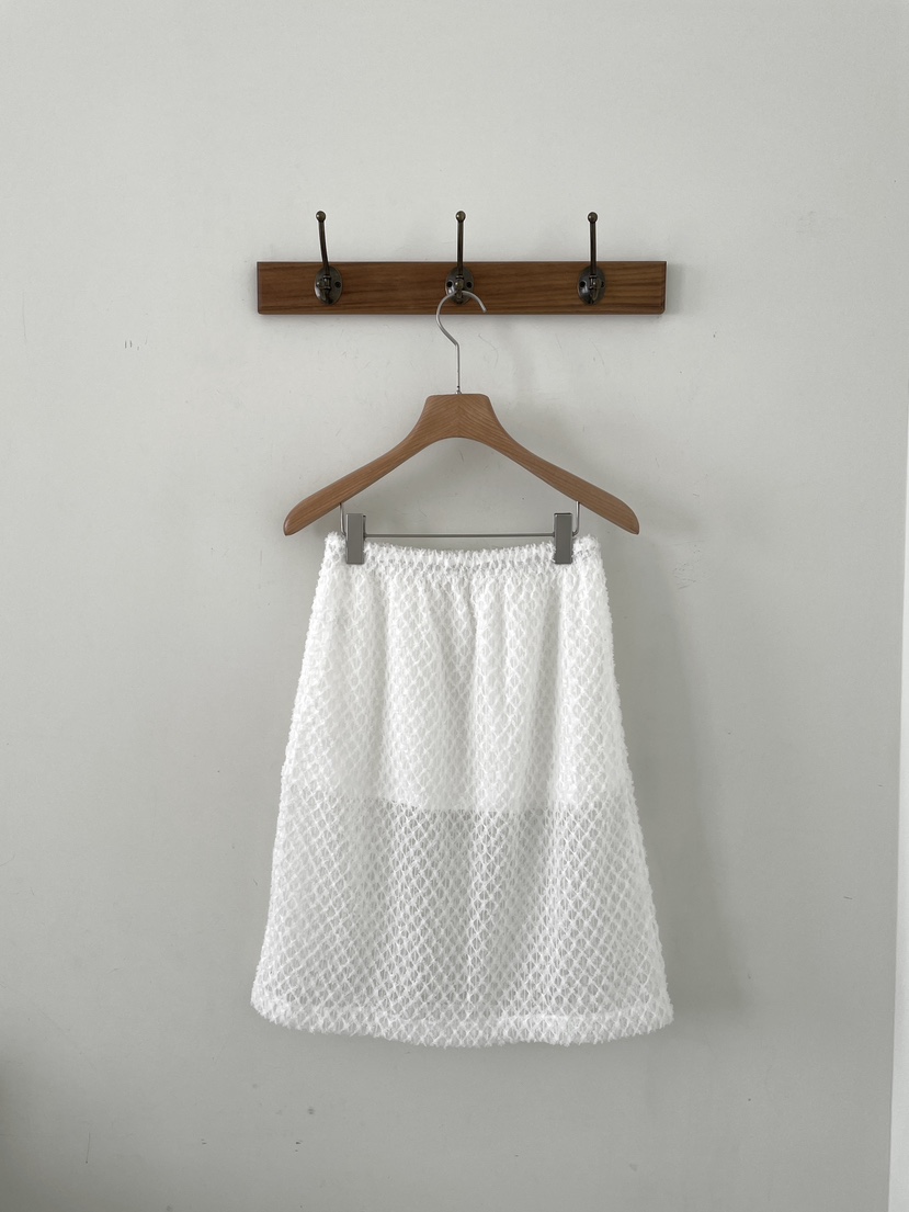 3 ANOTHER韓國直郵實拍女士新品26春夏半身裙中短裙蕾絲花3 ANOTHER半身裙/中短裙